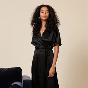 Whimsy and Row Lola Wrap Dress L